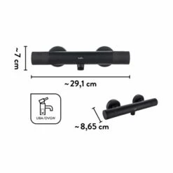 Baliv Thermostat-Duscharmatur DU-2060 Schwarz -Badarmaturen Verkauf 048122122206 VM01 281021 L