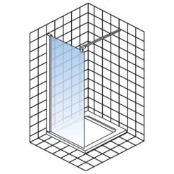 Schulte Alexa Style 2.0 Duschwand Walk In BlackStyle Atelier 1 Dekor 100 X 200cm 8 Schulte Alexa Style 2.0 Duschwand Walk In BlackStyle Atelier 1 Dekor 100 X 200cm -Badarmaturen Verkauf 060991064753 2053 064753 5