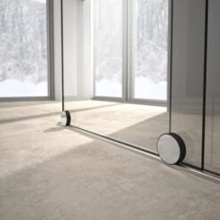 Hüppe Xtensa Pure Walk In Gleittür 1-teilig Linksbefestigung 160-180 Cm X 200 Cm -Badarmaturen Verkauf 159157 XtensaRollenaussen 1