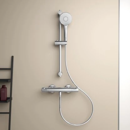 Ideal Standard Duschsystem Ceratherm T50 Aufputz Brausestange 600 Mm Chrom 8 Ideal Standard Duschsystem Ceratherm T50 Aufputz Brausestange 600 Mm Chrom – Bild 6