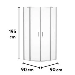 Baliv Duschkabine DUK-90.50R 90 Cm X 90 Cm Chrom 19 Baliv Duschkabine DUK-90.50R 90 Cm X 90 Cm Chrom -Badarmaturen Verkauf 250312107805 VM01 190221 L