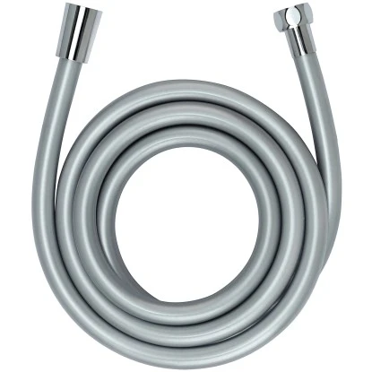 Wenko Duschschlauch 175 Cm Kunststoff Silber Messing-Anschlüsse Verchromt 4 Wenko Duschschlauch 175 Cm Kunststoff Silber Messing-Anschlüsse Verchromt – Bild 2