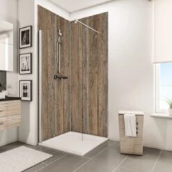 Schulte DecoDesign Duschrückwand Dekor Altholz Nordsee 255 X 150 Cm -Badarmaturen Verkauf 32020 2053 4060991009327 7