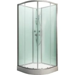 Schulte Komplettduschkabine Kreta II Alu-Natur Hellgrün 89x89x202 Cm 10 Schulte Komplettduschkabine Kreta II Alu-Natur Hellgrün 89x89x202 Cm -Badarmaturen Verkauf 32020 2053 4060991009747 1 1