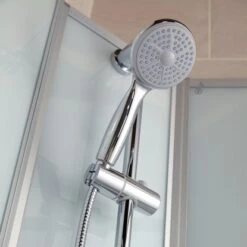 Schulte Komplettduschkabine Korfu II Mit Boiler Pumpe Alu-Natur Hellgrün -Badarmaturen Verkauf 32020 2053 4060991009983 7