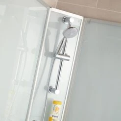 Schulte Komplettduschkabine Korfu II Alu-Natur Hellgrün 89x89x202 Cm -Badarmaturen Verkauf 32020 2053 4060991009983 8 1