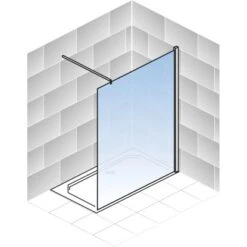 Schulte ExpressPlus Walk In M8 MasterClass Chromoptik Klar Hell 200x90cm -Badarmaturen Verkauf 32020 2053 4060991038082 5