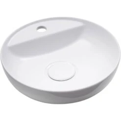 Fackelmann Aufsatzbecken Keramik Rund Ø 42 Cm