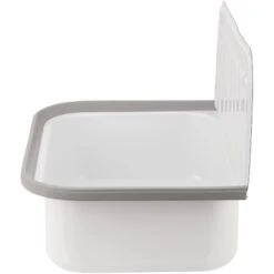 Sanitop-Wingenroth Ausgussbecken Glasierter Stahl 50 Cm Weiß -Badarmaturen Verkauf 4006596042086 2177 3