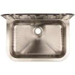 Sanitop-Wingenroth Ausgussbecken Edelstahl 50 Cm Chrom -Badarmaturen Verkauf 4006596042161 2177 5