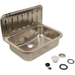 Sanitop-Wingenroth Ausgussbecken Edelstahl 50 Cm Chrom -Badarmaturen Verkauf 4006596042161 2177 7