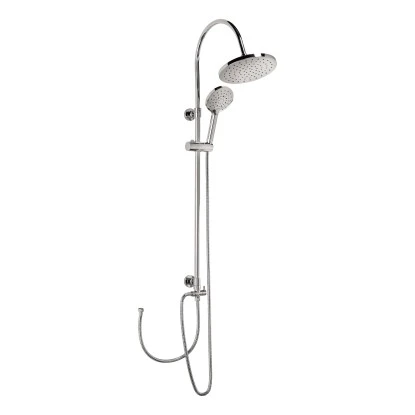 AquaSu Duschsystem Pitus Mit 4 Strahlarten Rund Chrom 3 AquaSu Duschsystem Pitus Mit 4 Strahlarten Rund Chrom