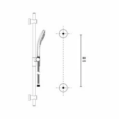 Baliv Duschbrause-Set DBS-90.60 Verchromt -Badarmaturen Verkauf 4007873313042 WEB01 260521