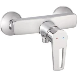 Einhebel-Brausearmatur Pecosa Verchromt