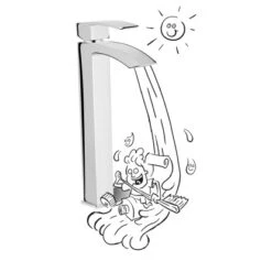 Baliv Waschtischarmatur WT-362 Chrom -Badarmaturen Verkauf 4007874116246 S03 030918