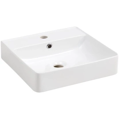 Fackelmann Aufsatzwaschbecken Vaida Keramik 40,5 Cm Weiß 3 Fackelmann Aufsatzwaschbecken Vaida Keramik 40,5 Cm Weiß
