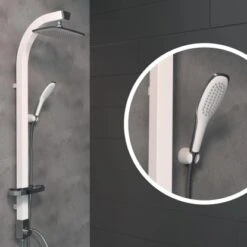 Madagaskar Brause-Set Weiß 15 Madagaskar Brause-Set Weiß -Badarmaturen Verkauf 4008431600659 2759 5