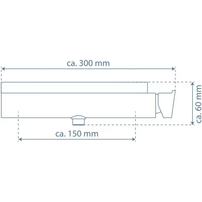 Schütte Duscharmatur Showerstar Mit Ablage Chrom-Weiß 6 Schütte Duscharmatur Showerstar Mit Ablage Chrom-Weiß – Bild 4