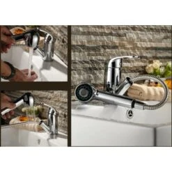 Wenko Ersatz-Geschirrbrause Wassereinsparung Ø 4,6 Cm Chrom -Badarmaturen Verkauf 4008838363980 1068 A 01