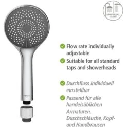 Wenko Duschsystem Young Eco Inkl. 2 Wasserspar-Regulatoren -Badarmaturen Verkauf 4008838404287 1068 AI 18