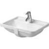 Duravit Einbauwaschbecken Starck 3 52,5 Cm Weiß WG Mit Waschtisch + 1 Hahnloch -Badarmaturen Verkauf 4021534223341 001