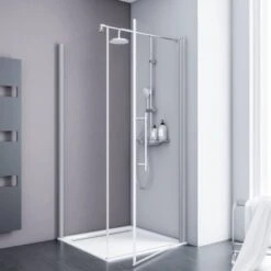 Schulte Alexa Style 2.0 Drehtür Inklusive Seitenwand 90 X 90 X 192 Cm