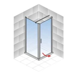 Schulte Alexa Style 2.0 Drehtür Inklusive Seitenwand 90 X 80 X 192 Cm -Badarmaturen Verkauf 4060991018367 5