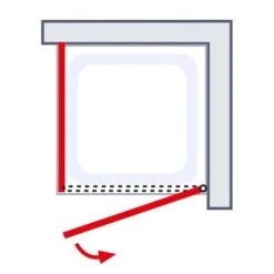 Schulte Alexa Style 2.0 Drehtür Inklusive Seitenwand 90 X 80 X 192 Cm -Badarmaturen Verkauf 4060991018367 6