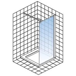 Schulte Alexa Style 2.0 Duschwand Walk In 90 X 190 Cm -Badarmaturen Verkauf 4060991020179 5