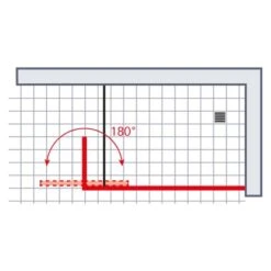 Schulte AlexaStyle 2.0 Duschwand Walk In Mit Bewegl. Element 80 X 30 X 190 Cm -Badarmaturen Verkauf 4060991020292 3