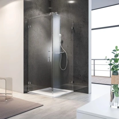 Schulte Drehtür Davita Inkl. Seitenwand Mit Stabgriff Echtglas Chrom 3 Schulte Drehtür Davita Inkl. Seitenwand Mit Stabgriff Echtglas Chrom