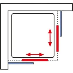 Schulte ExpressPlus Eckeinstieg Sunny Sicherheitsglas Chromoptik 190x80cm 16 Schulte ExpressPlus Eckeinstieg Sunny Sicherheitsglas Chromoptik 190x80cm -Badarmaturen Verkauf 4060991050411 2053 6