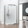 Schulte Runddusche II Kristall/Trend Aluminiumprofilen BxTxH 80 X 80 X 185 Cm -Badarmaturen Verkauf 4060991051180 2053 01