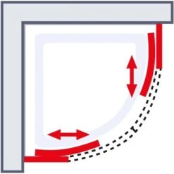 Schulte ExpressPlus Runddusche Sunny Sicherheitsglas Chromoptik 190x90x90cm 16 Schulte ExpressPlus Runddusche Sunny Sicherheitsglas Chromoptik 190x90x90cm -Badarmaturen Verkauf 4060991051197 2053 6