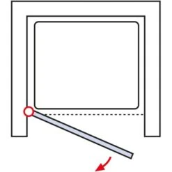 Schulte ExpressPlus Drehtür In Nische Garant Chromoptik Links 200x80cm 17 Schulte ExpressPlus Drehtür In Nische Garant Chromoptik Links 200x80cm -Badarmaturen Verkauf 4060991056109 2053 6