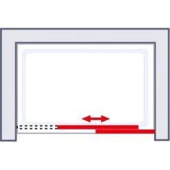 Schulte Alexa Style 2.0 Schiebetür In Nische BlackStyle 120 X 200cm 9 Schulte Alexa Style 2.0 Schiebetür In Nische BlackStyle 120 X 200cm -Badarmaturen Verkauf 4060991056697 2053 6