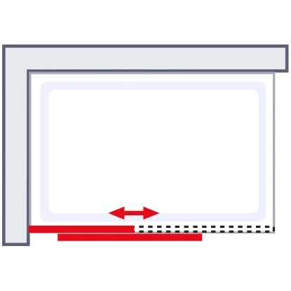 Schulte Alexa Style 2.0 Duschwand Walk In Schiebetür BlackStyle120 X 200cm 7 Schulte Alexa Style 2.0 Duschwand Walk In Schiebetür BlackStyle120 X 200cm – Bild 5