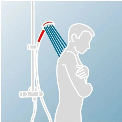 Schulte ExpressPlus Duschsystem Rain II Square Mit Thermostat Und Ablage 11 Schulte ExpressPlus Duschsystem Rain II Square Mit Thermostat Und Ablage – Bild 9