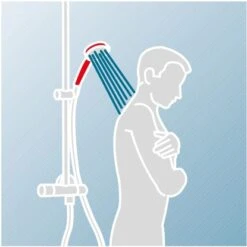 Schulte Duschsystem Rain Classic Mit Thermostat Kopfbrause Rund -Badarmaturen Verkauf 4060991060427 10