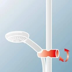 Schulte Duschsystem Rain Classic Mit Thermostat Kopfbrause Rund -Badarmaturen Verkauf 4060991060427 6