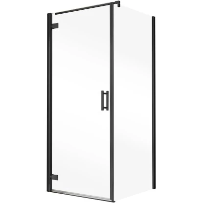 Schulte Drehtür Toura L + Seitenwand Pendelbar Schwarz 200 X 90 X 90 Cm Klar Hel 4 Schulte Drehtür Toura L + Seitenwand Pendelbar Schwarz 200 X 90 X 90 Cm Klar Hel – Bild 2