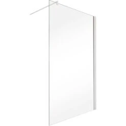 Schulte Walk In Frontteil Alexa Style 2.0 Mattweiß Klar Hell 200 Cm X 90 Cm -Badarmaturen Verkauf 4060991070846 2053 2