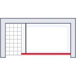 Schulte Walk In Frontteil Alexa Style 2.0 Mattschwarz Klar Hell 200 Cm X 90 Cm -Badarmaturen Verkauf 4060991070860 2053 4