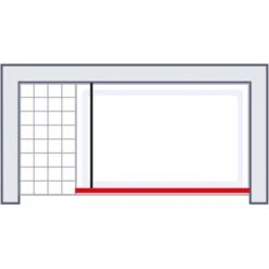 Schulte Walk In Frontteil Alexa Style 2.0 Dekor Frame Mattschwarz 200 X 90 Cm -Badarmaturen Verkauf 4060991070884 2053 4