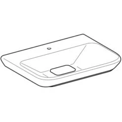 Geberit Waschbecken MyDay 65 Cm Weiß KeraTect 7 Geberit Waschbecken MyDay 65 Cm Weiß KeraTect -Badarmaturen Verkauf 4123 125465600 Perspective