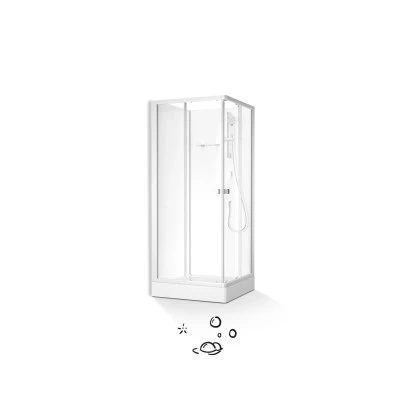 Baliv Komplettdusche DUK-85.110KE 85 Cm X 85 Cm Silber Matt 10 Baliv Komplettdusche DUK-85.110KE 85 Cm X 85 Cm Silber Matt – Bild 8