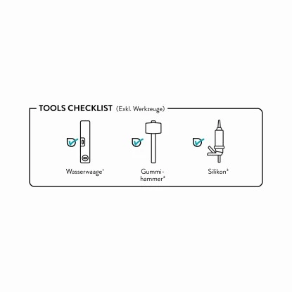 Baliv Duschwanne DW-90.100E SMC Kunststoff In Steinoptik 90 Cm X 90 Cm Weiß 6 Baliv Duschwanne DW-90.100E SMC Kunststoff In Steinoptik 90 Cm X 90 Cm Weiß – Bild 4