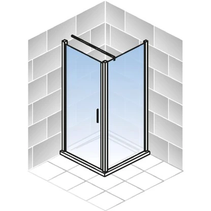 Schulte Youngline Drehtür Inkl. Seitenwand Chromoptik Echtglas Klar Hell 6 Schulte Youngline Drehtür Inkl. Seitenwand Chromoptik Echtglas Klar Hell – Bild 4