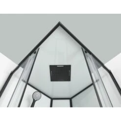 Sanotechnik Komplettduschkabine Sky 2 CL74 Schwarz -Badarmaturen Verkauf 447531 4633 3