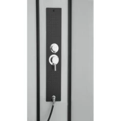 Sanotechnik Komplettduschkabine Sky 2 CL74 Schwarz -Badarmaturen Verkauf 447531 4633 5